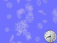 Shining Snowflakes 3D Screensaver screenshot